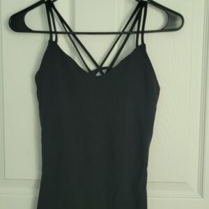 Lululemon Athletica Black Strappy Tank Top